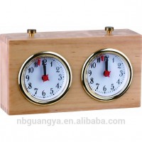 GY-7C-11 Wooden Chess Clock Cream color